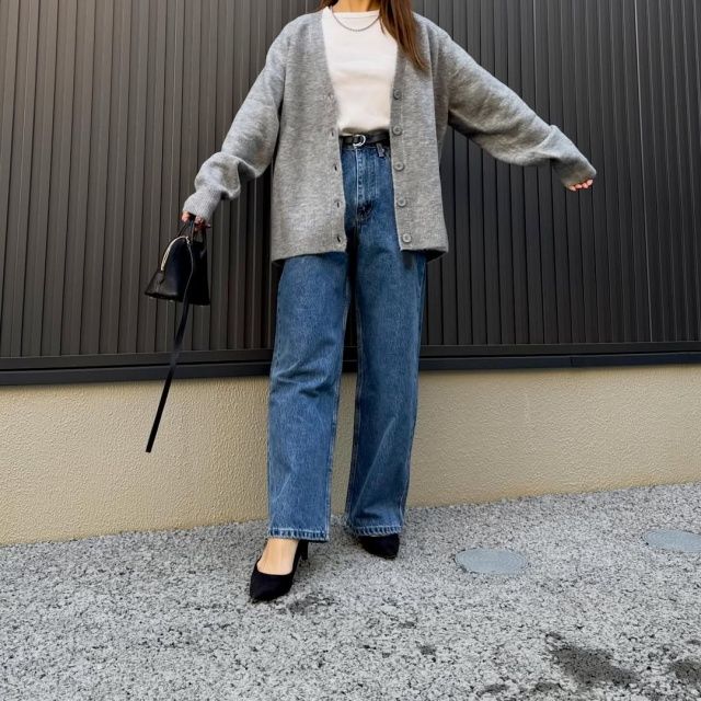 UNIQLO「ソフトリブクルーネックT/長袖」