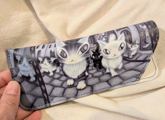 猫のダヤン 大きく見える！ おしゃれなルーペメガネ