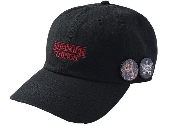 ジュンと『ストレンジャー・シングス』のコラボアイテム（キャップ）