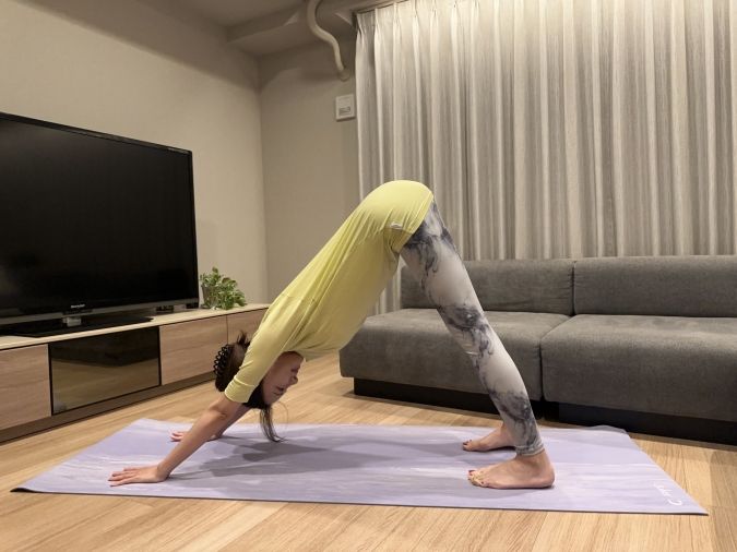 ダウンドッグのポーズ