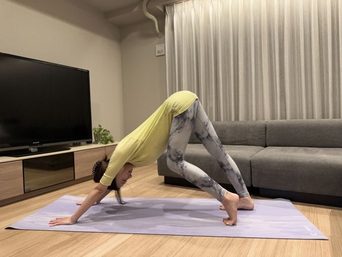 ダウンドッグのポーズ