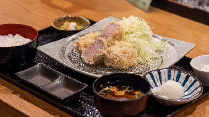 とんかつ わか葉 天神本店 上ヒレカツ定食
