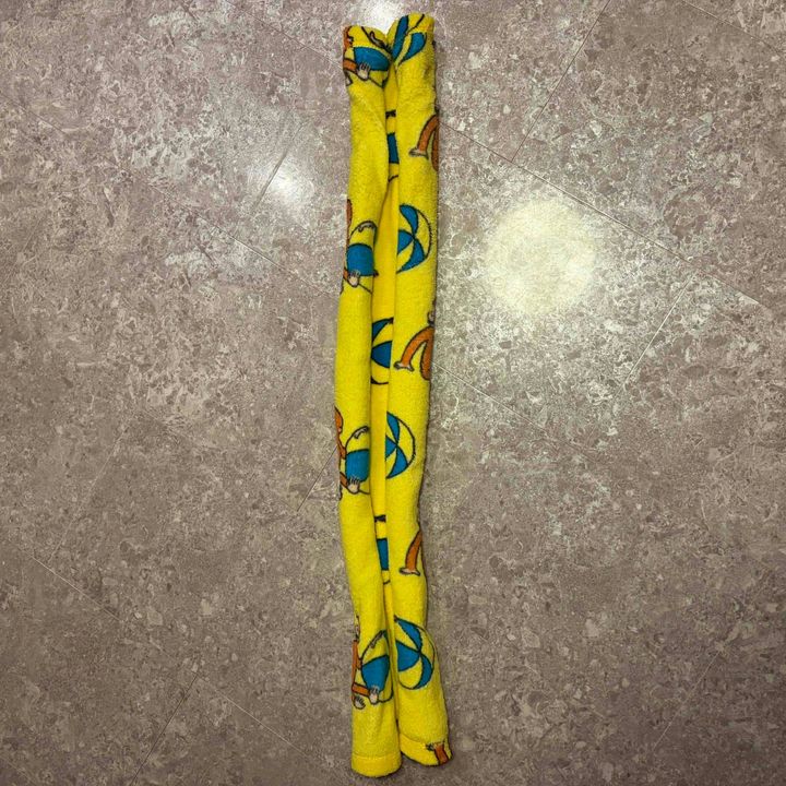 毛布を巻いたところ