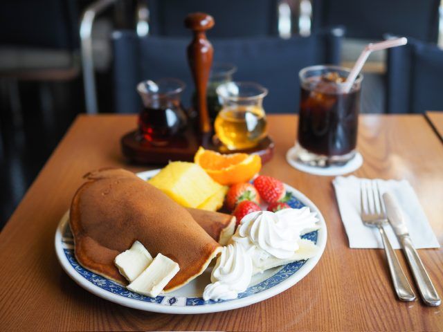 ボリューム満点パンケーキ