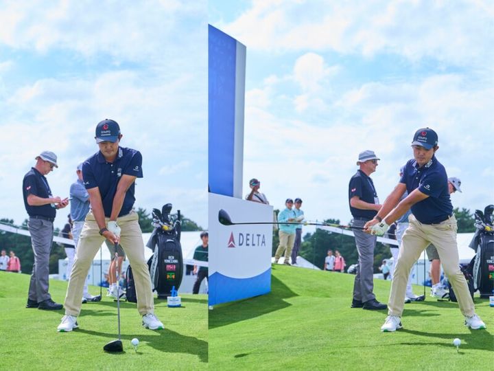 「激フックグリップ」で握るメリットとは？金谷拓実のスイングを解説