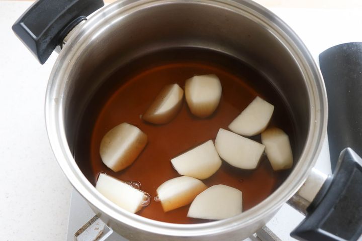 かぶとがんもどきの煮物