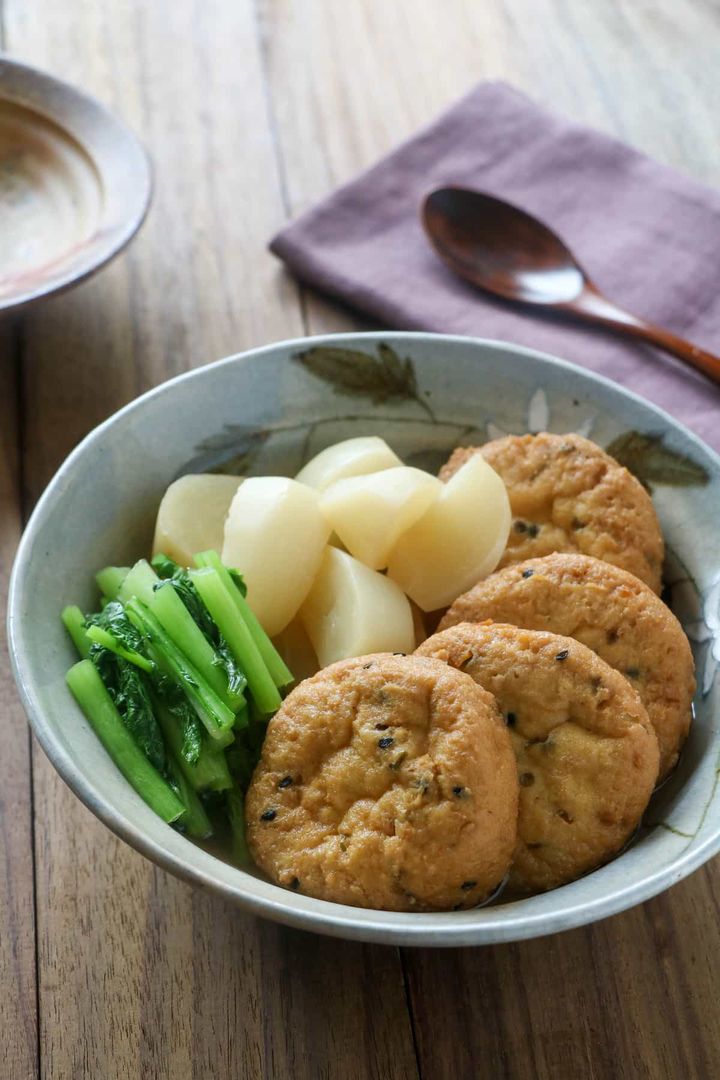 かぶとがんもどきの煮物