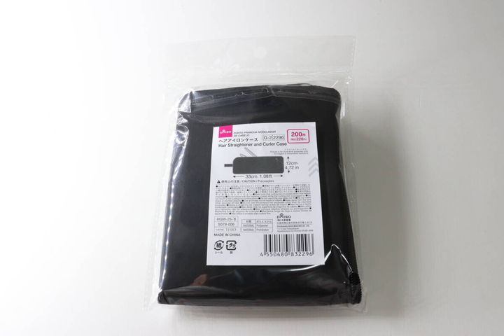 ヘアアイロンケース パッケージ