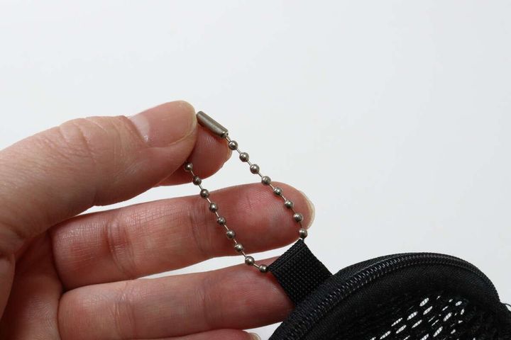 メッシュポーチ（丸） ボールチェーン