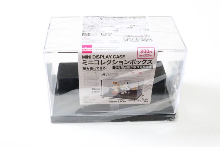 ミニコレクションボックス（取り外せるひな壇台座） パッケージ