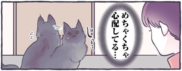 めちゃくちゃ心配してる… （C）るしこ／KADOKAWA