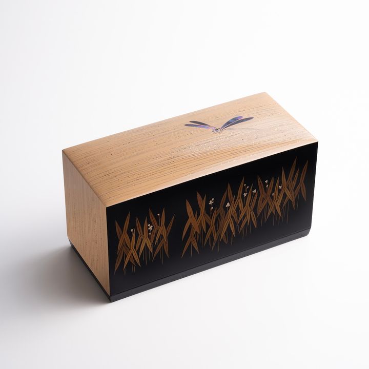 浦出勝彦 蒔絵箱「朝涼」