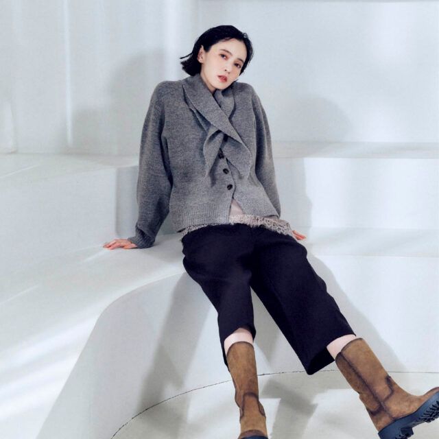 ◾︎◾︎ ZARA ◾︎◾︎ マフラーストール一体型ロングカーディガン ZARA Japan / 日本 | 最新コレクション