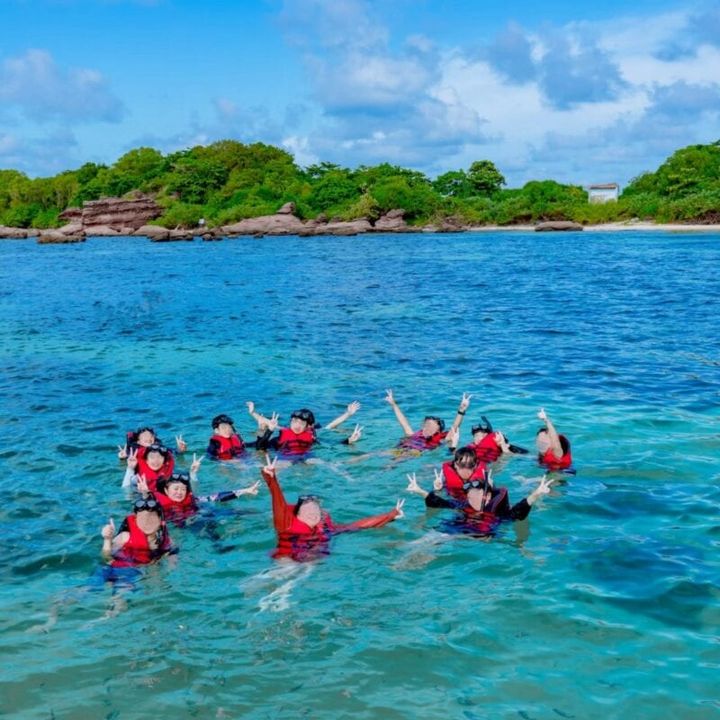 術後半年、友人家族とフーコックにて