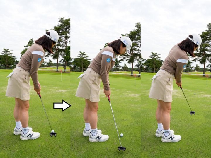 構え、打ち方は無視！女子プロが教えるパットのコツをつかむ意外な練習法とは？