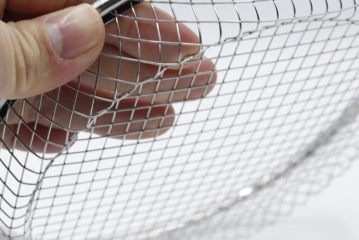 ダイソー ステンレス浅ザル（油切 皿19cm） 作り