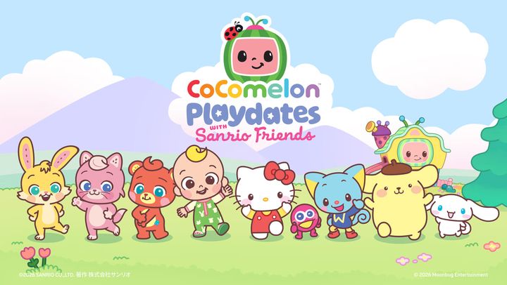 サンリオ「ココメロン」 国内マスターライセンシー動画『CoComelon Playdates with Sanrio Friend』