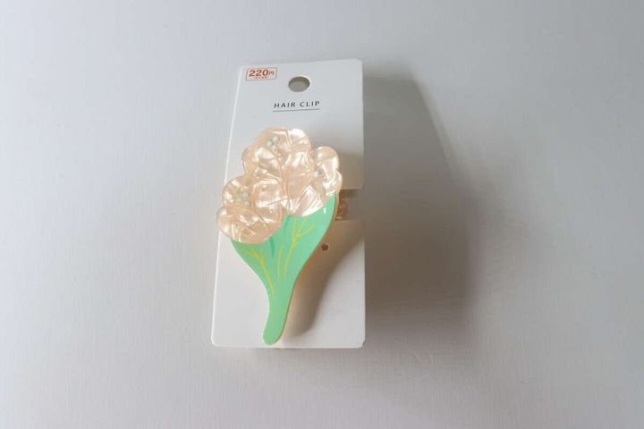 ダイソー ダイカットバンスクリップ 花 パッケージ