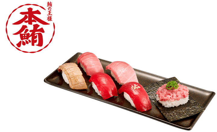 豊洲 天然本鮪6貫盛り02