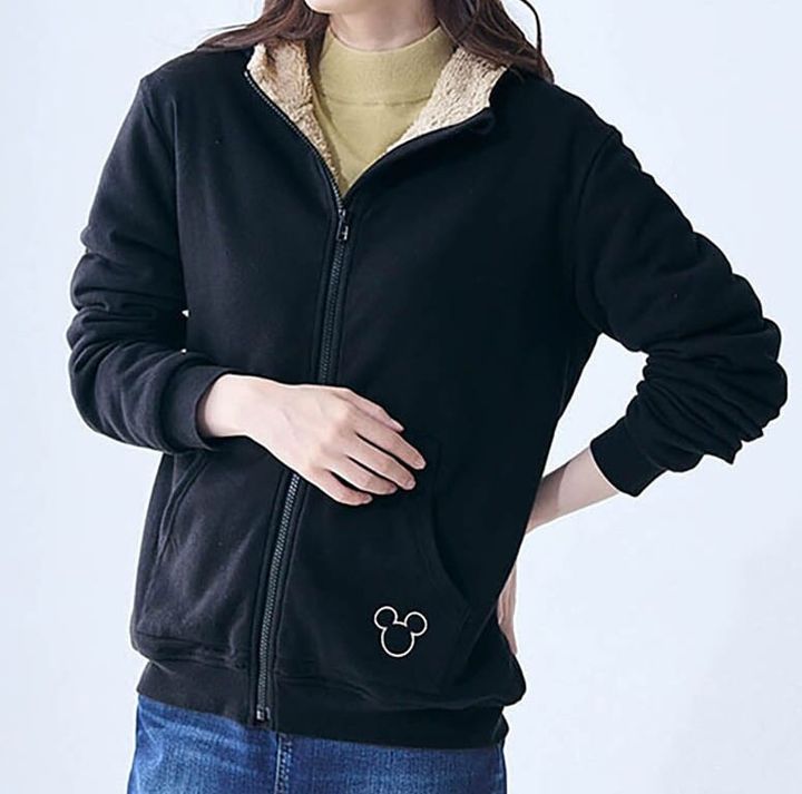 裏ボアパーカー ミッキー