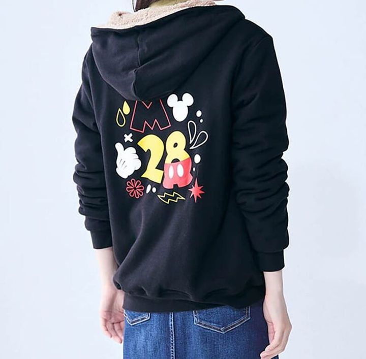 裏ボアパーカー ミッキーバックスタイル