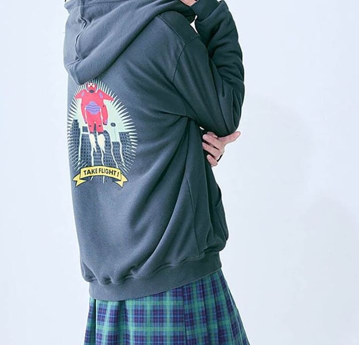 裏ボアパーカー ベイマックス バックスタイル