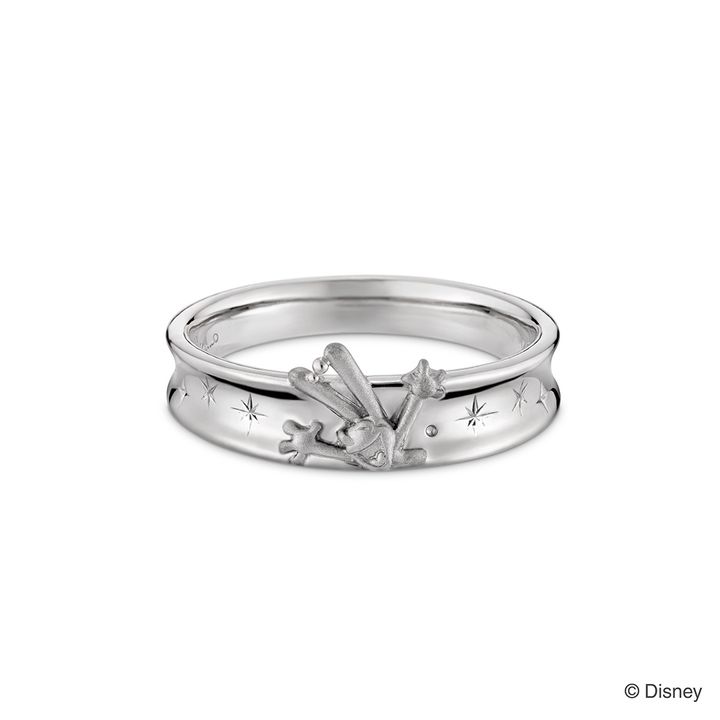 『オズワルド・ザ・ラッキー・ラビット』をモチーフにした特別な結婚指輪 裏