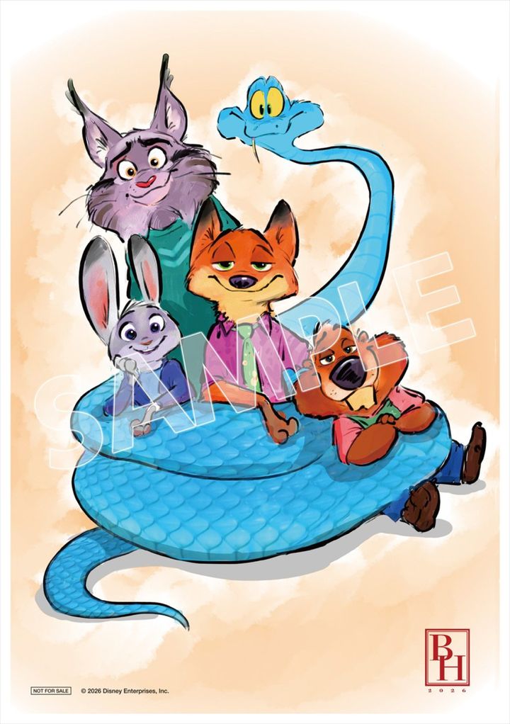 映画『ズートピア２』、入場者プレゼント第6弾「監督描き下ろしプレミアムアートボード（A5）」 （C）2026 Disney Enterprises, Inc. All Rights Reserved. width=