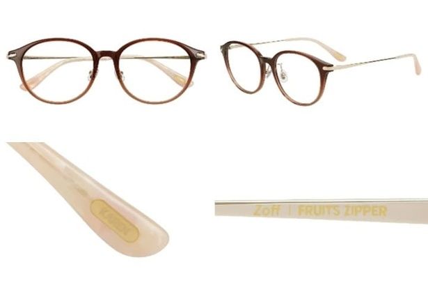 絶妙なサイズ感で、顔のバランスをきゅっとかわいく。プラスチック✕メタル素材の欲張りコンビネーションフレームなので、いつだってビジュ盛れな私へ