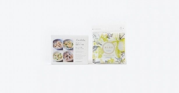 「養生薬湯［医薬部外品］」(1包)と「薬膳スープ粥」(1食分)の温活セット