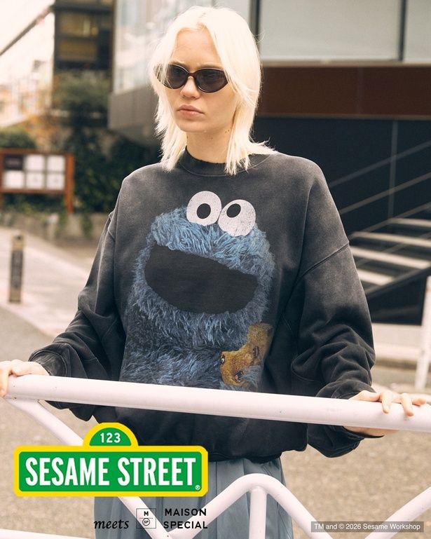 「スウェット(クッキーモンスター)」(1万7600円)