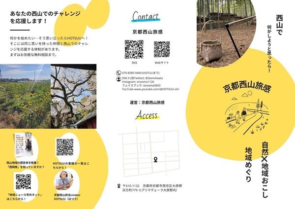 【京都府京都市】各界のプロが西山山麓エリアを盛り上げるプロジェクト「京都西山旅感」始動！