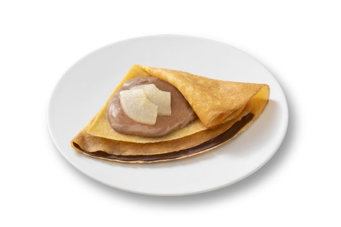 ファミリーマート「ピエール マルコリーニ」監修スイーツ／ショコラと洋梨のクレープ