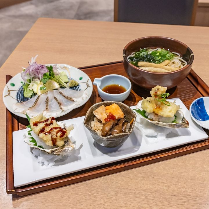 ハウステンボス／魚壱「白銀牡蠣御膳」