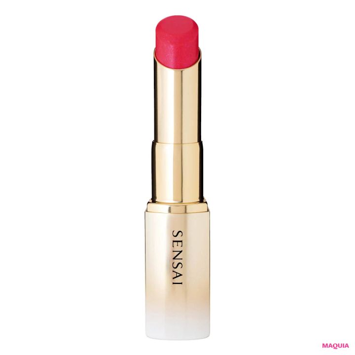 2026年春新作チェリーリップつけ試し SENSAI モイスチャーインテンスリップスティック MI10