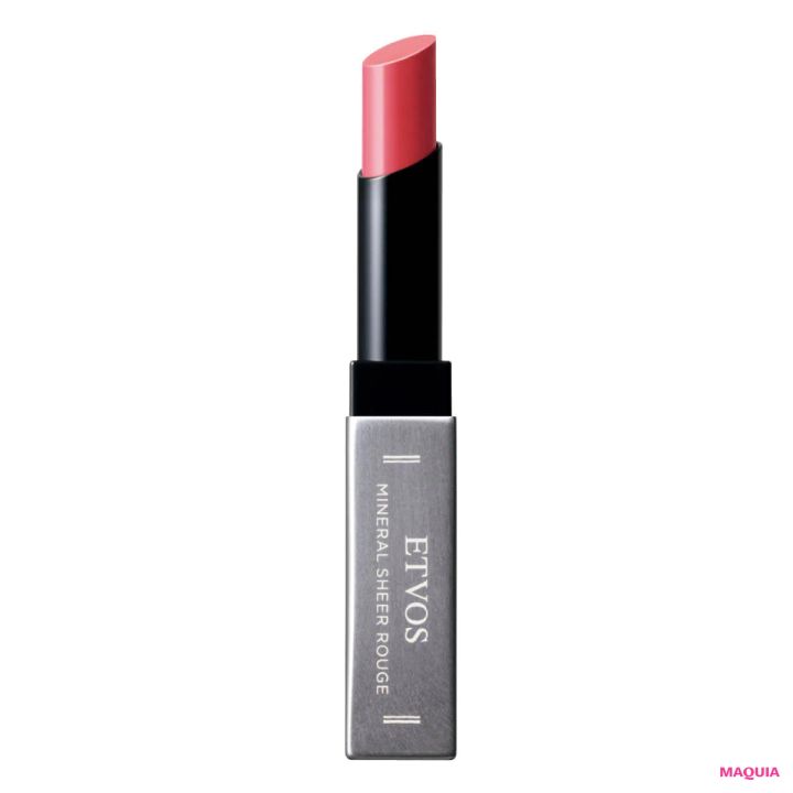 2026年春新作チェリーリップつけ試し ETVOS ミネラルシアールージュ チェリーチャーム