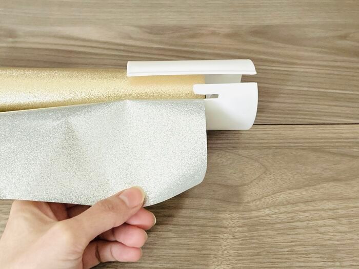 【セリア】もっと昔から欲しかったヤツ！！手でスライドさせるだけで…真っすぐスパッと機械なみの仕上がり♪