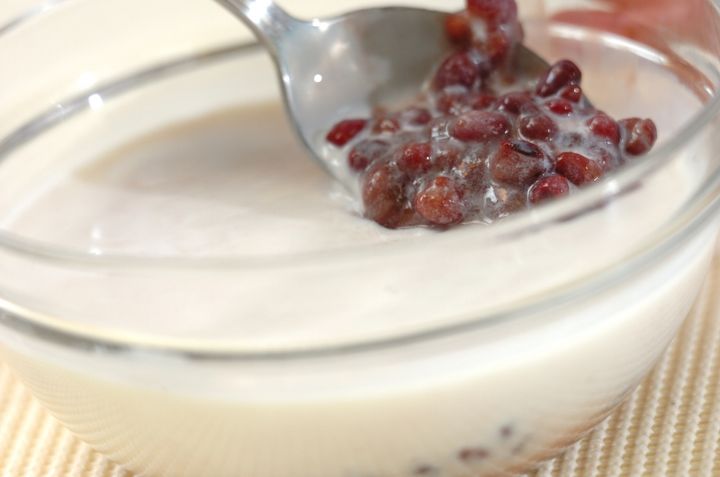 小豆ミルクの作り方1