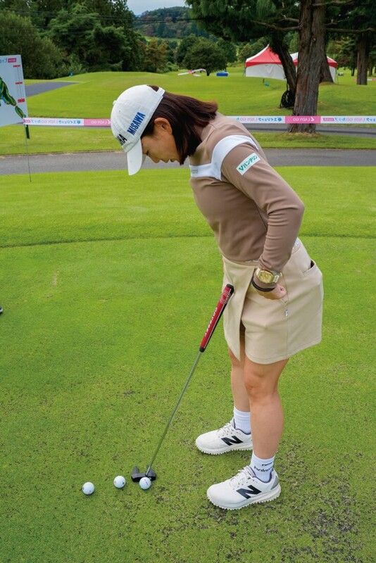 パットで真っすぐ打てるアドレスの作り方！有村智恵プロがわかりやすく解説