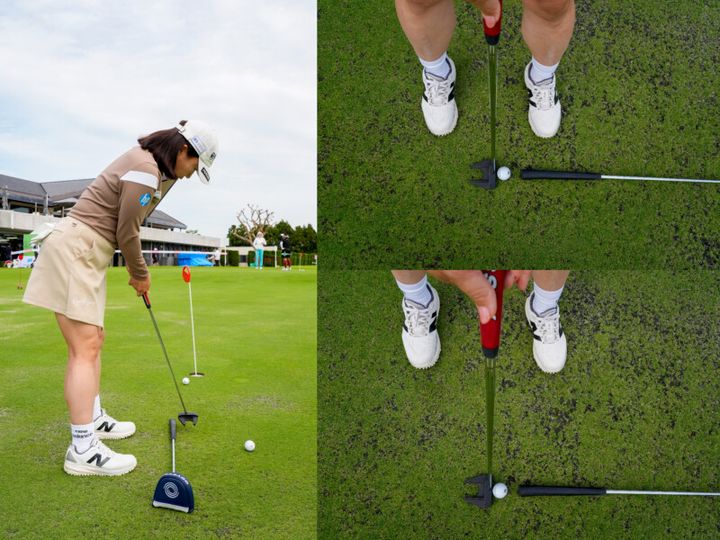 パットで真っすぐ打てるアドレスの作り方！有村智恵プロがわかりやすく解説