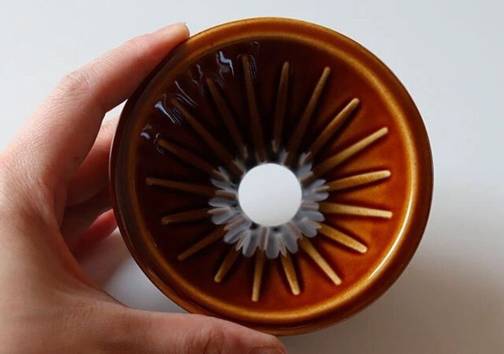 ダイソー コーヒードリッパー（円すい形、ブラウン）