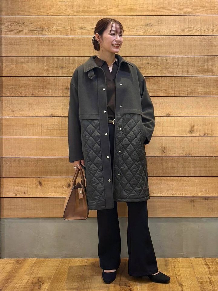 グローバルワークのウールライク切り替えコート