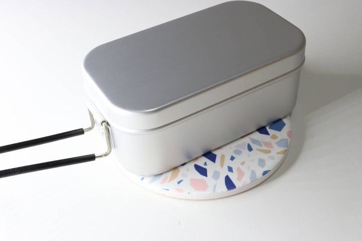 セラミック鍋敷き（取っ手付） 使用例