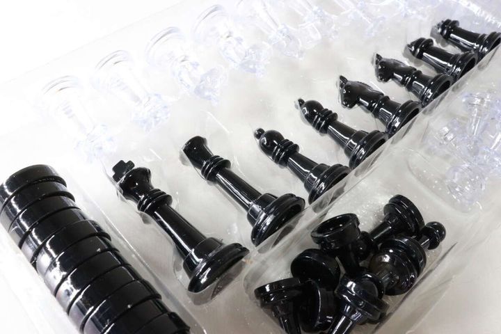 チェス＆チェッカー 駒のセット