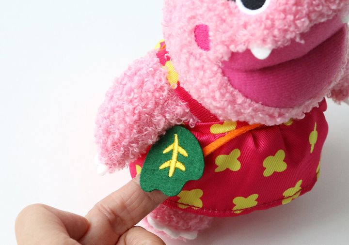 宝島社ムック付録のざわざわ森のがんこちゃん30周年アニバーサリーふわふわぬいぐるみチャーム5