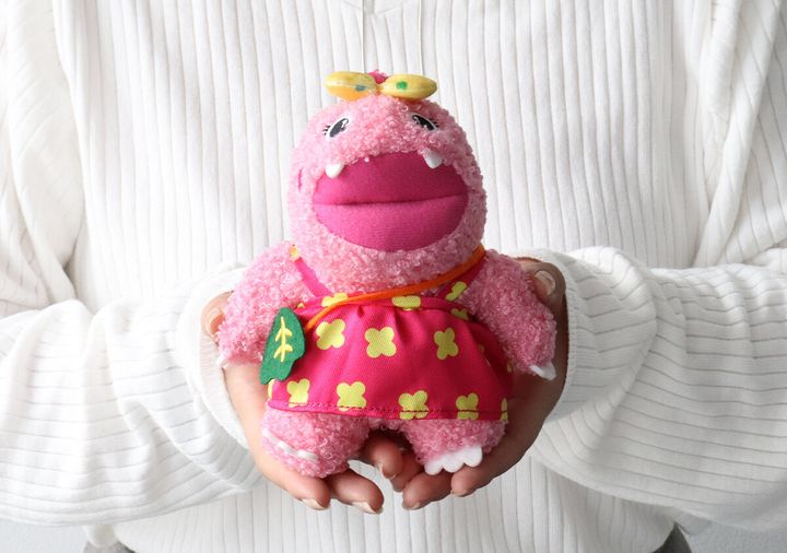 宝島社ムック付録のざわざわ森のがんこちゃん30周年アニバーサリーふわふわぬいぐるみチャーム2