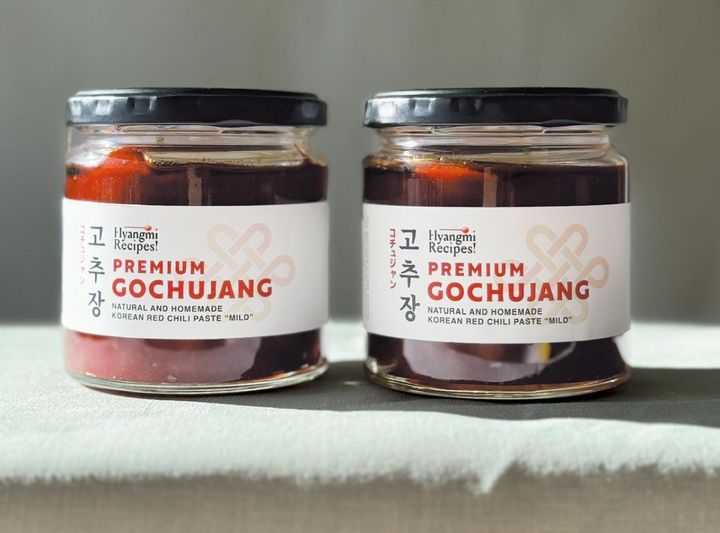 ●「コチュジャン」250g 1600円（月初めと月末の2回、3～4日間サイトにて予約販売）、6個セット9600円は通年で販売。／hyangmirecipes's STORE