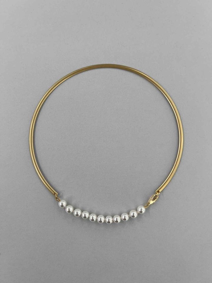 画像: 【MONDAY EDITION】Pearl Wire Necklace¥11,550 monday-editon.jp