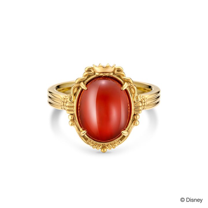 細かなところまで世界観を表現！『白雪姫』モチーフのファッションリング