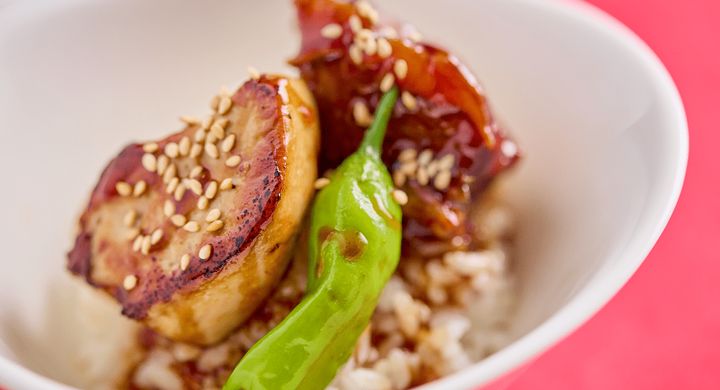 浦安ブライトンホテル東京ベイ「カシュカシュ」ディナービュッフェ「フォアグラ丼」